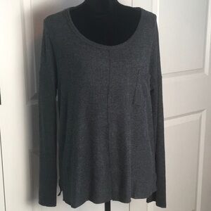 Caslon Scoop Neck Long Sleeve Top